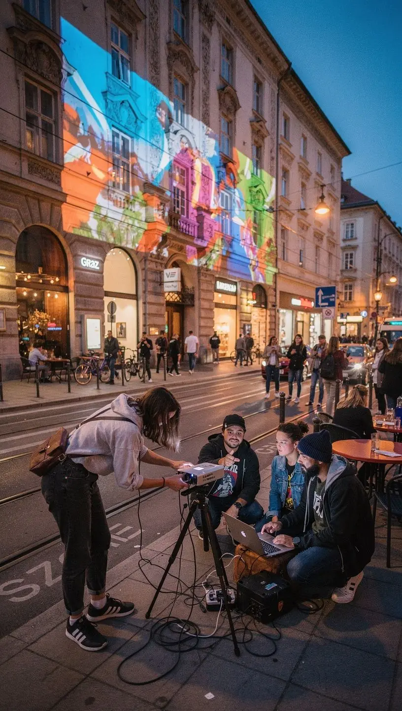 Eine Gruppe von Studenten lernt die Grundlagen der 3D-Animation in einem kreativen Workshop.